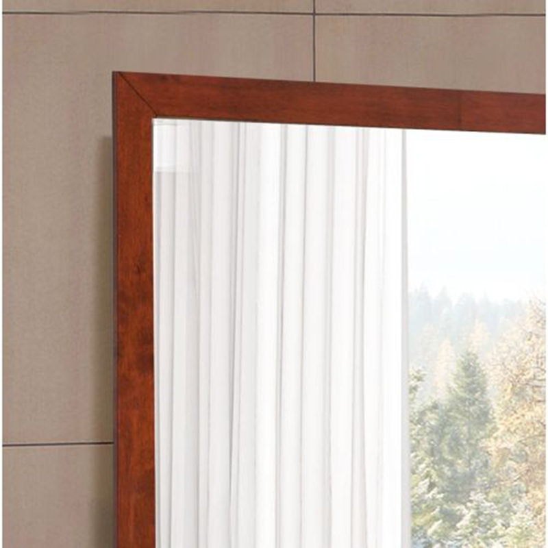 Miroir mural Burlington, Cerise, 41" x 41", Carrée