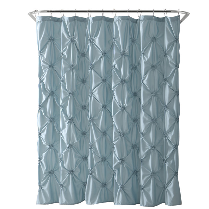 Rideau de douche simple Verviers, Aigue-marine