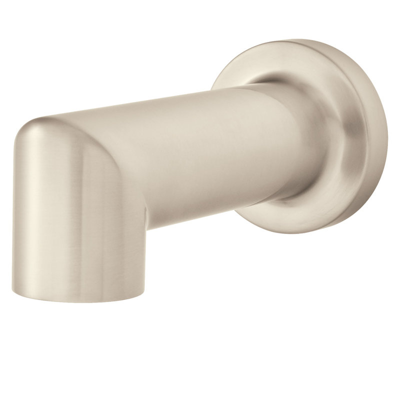 Garniture de robinet de baignoire murale à poignée simple Neo, Nickel brossé