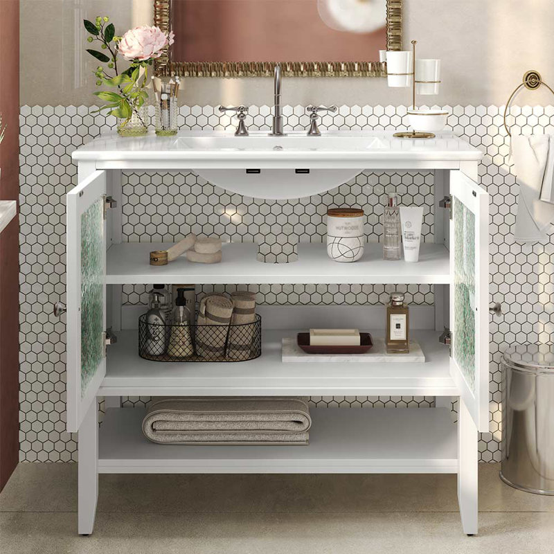 Bathroom Vanity, White