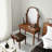 Dezmon Solid Wood Vanity with Mirror