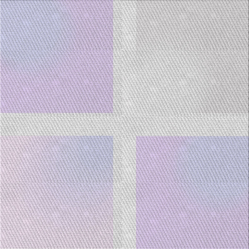 Tapis de zone mauve à motifs Hoelscher, Carré 6 pi