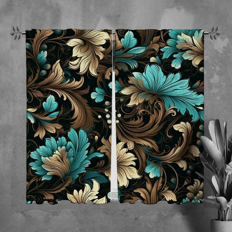 Paire de rideaux obscurcissant en polyester Diron, L 40 po x L 82 po