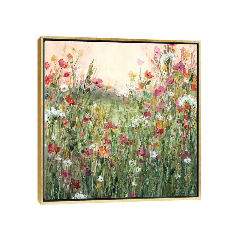 «Spring in Full Bloom» par Carol Robinson - reproduction imprimée, Pas de tapis, H 18 po x l 18 po x 1,5 po