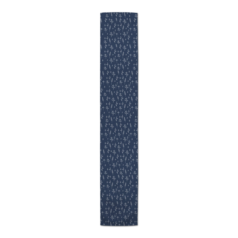 Debellis Rectangle Floral Polyester Table Runner, 90'' x 16''