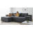 Boneless high density foam sectional sofa-117544933-117544930
