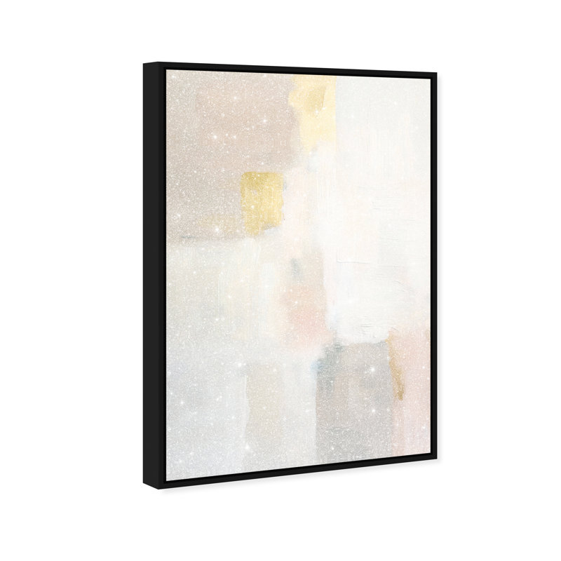 Pastel Embers III Canvas Abstract Print by Oliver Gal, Black Frame, 10 x 15, 31"H x 21"W, Black Frame