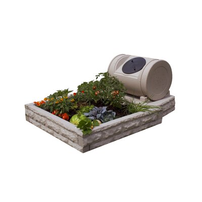 Garden Wizard 4 ft x 4 ft Plastic Raised Garden Bed -  Good Ideas, GW-RBGH-SAN