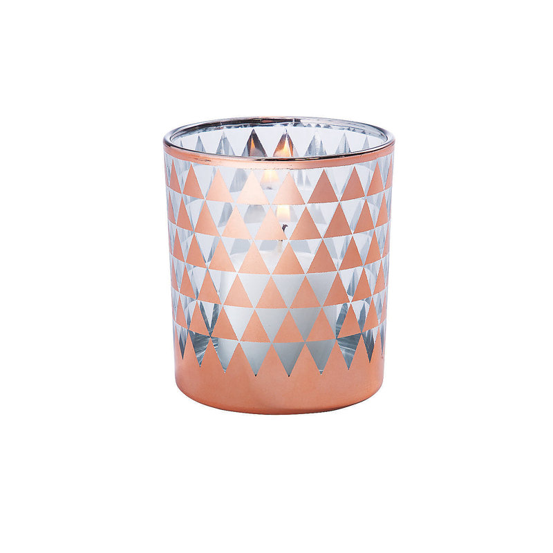 10.7'' H Glass Tabletop Votive Holder