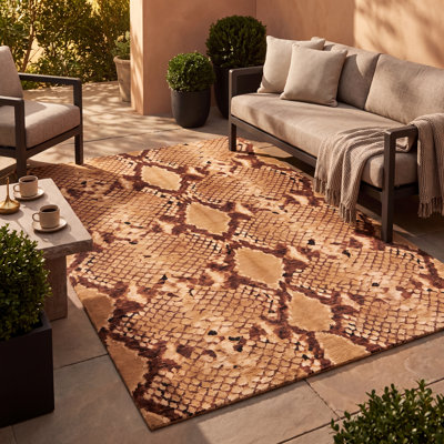 Tapis Covellite à motifs animaliers, or, crème, ivoire et noir, antidérapant, à poils courts, pour intérieur et extérieur, adapté aux animaux domestiques, salon, chambre, salle à manger, entrée, couloir, bureau, lavable