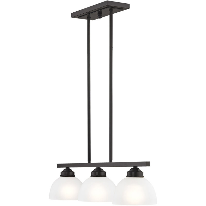 3 - Light Geometric Chandelier