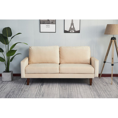 Luxurious Loveseat with High-Resilience Foam