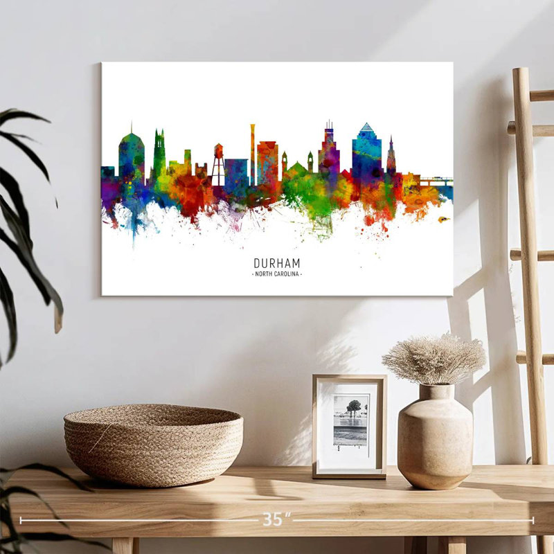 Durham North Carolina Skyline I