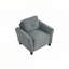 Fauteuil d'appoint en velours-1353039628