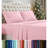 Bedding King Bed Sheets Set - 4 Piece Bedding - Brushed Microfiber - Shrinkage And Fade Resistant - Easy Care (Crystal Pink)-124404333