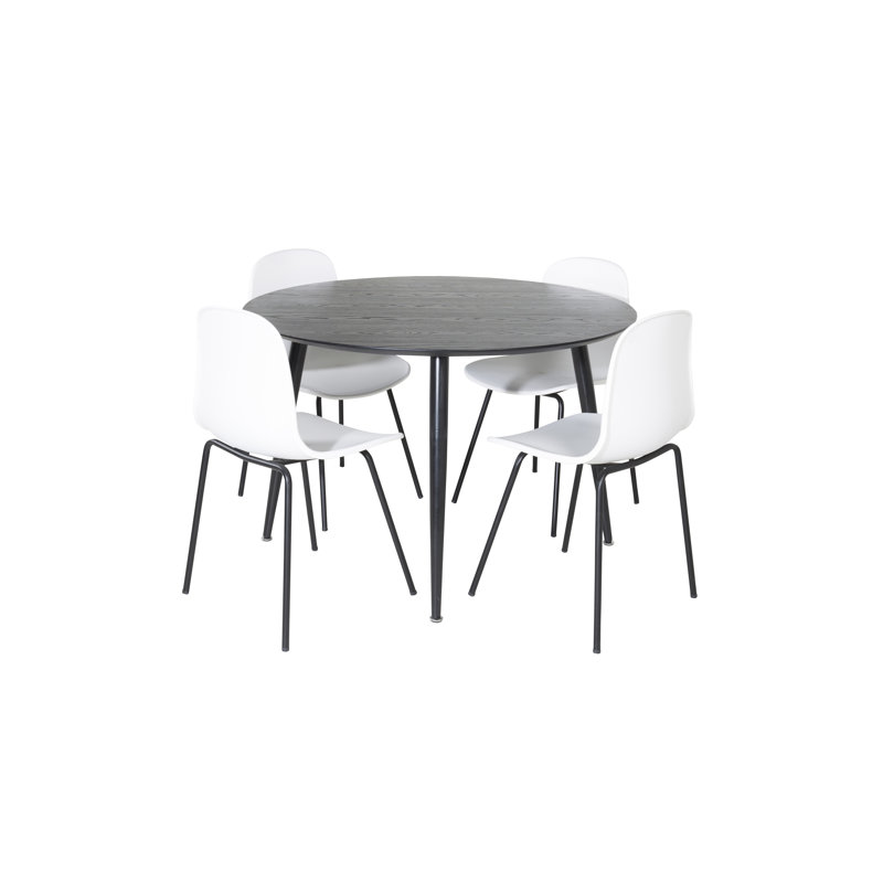 Schroeder 4 - Person Dining Set, White