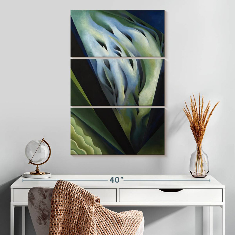 Blue And Green Music, H 32" x l 20"