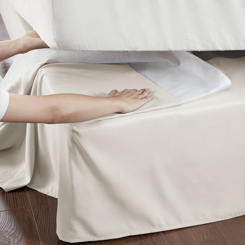 Jupe de lit ajustable, Ivoire