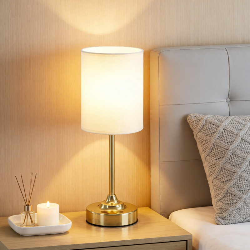 Lampe de table rechargeable sans fil avec gradation continue, charge rapide USB-C, batterie longue durée 4000Mah, design rétro pour la chambre à coucher, le salon, la veilleuse et l'utilisation d'urgence