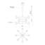 8 - Light LED Chandelier