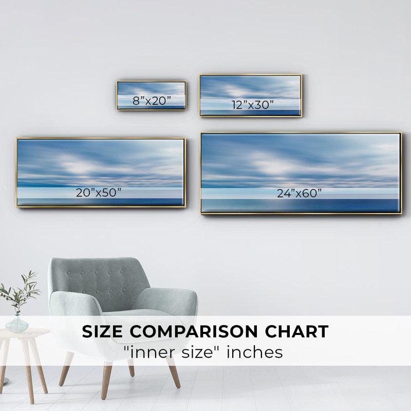 Forever Blue- Framed Canvas