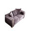 Causeuse en velours 66,5 po Foehr-1082385040