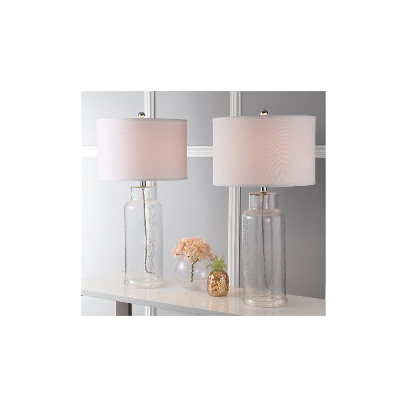 Merkel Glass Table Lamp, Clear