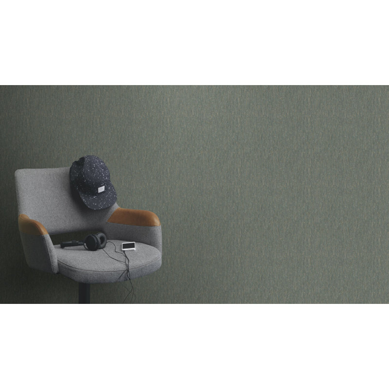 Papier peint texturé en tissu, Vert