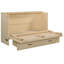 Grand lit doré, conception d'espace, lit pliable avec compartiment interne pour matelas, finition, L 80,6 po x l 63 po H 41,3 po, lattes 13 pièces, capacité de poids de 500 lb, facile à assembler-130149890