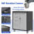 Heavy-Duty Metal Storage Cabinet For Garage, Office, Home. Lockable Wheels, Raised Top. 4 Side Drawers, Adjustable Shelves. Black/Gray Tool - 360 Top Surface, Space.