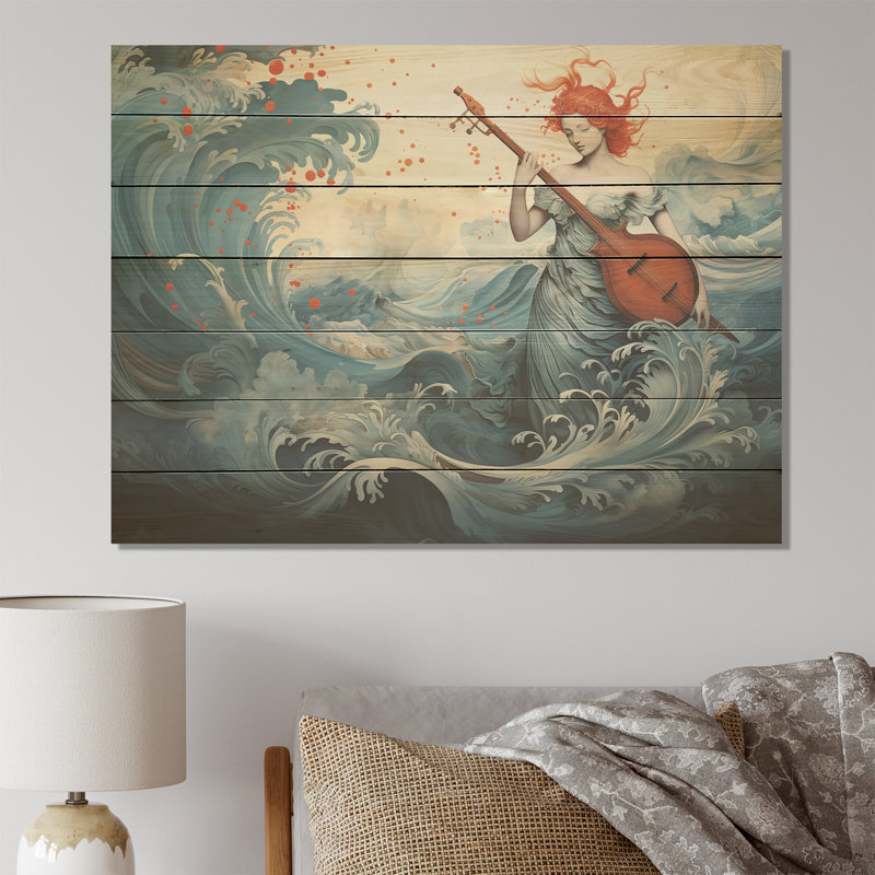 Aquarelle Vénus - Mythologie - Classiques sur bois, null