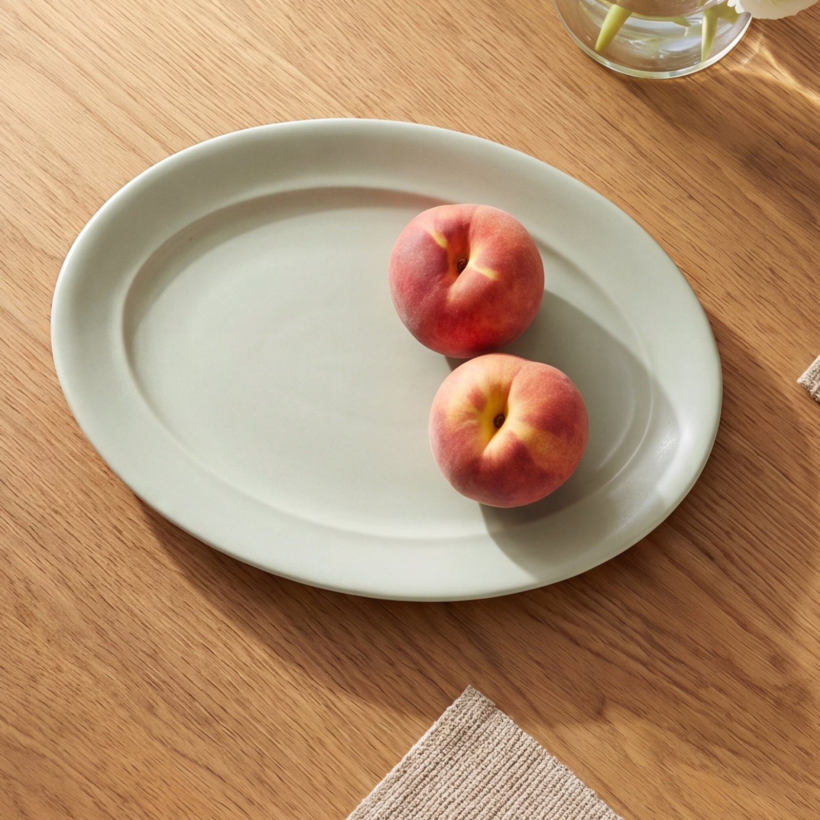 Rimmed Platter, Green