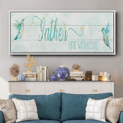 «Gather Here», toile encadrée
