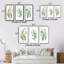 «Green White Minimalisme Eucalyptus Essence I», 3 pièces sur toile-2065702674-2065702673
