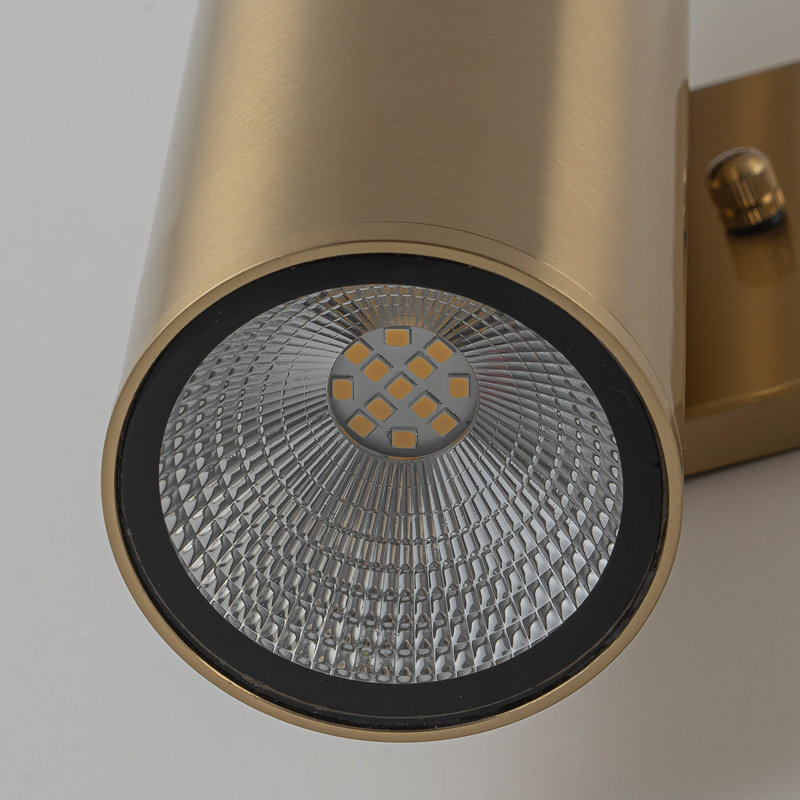 Tazia 12“H LED Gold Outdoor Wall Light