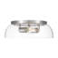 Plafonnier encastré 14 po avec verre transparent Iftimie-1822416467