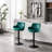 Adjustable Bar Stools In With Back And Footrest, Of 2 For Home Kitchen Pub Use 2 Fit Counter Height