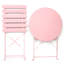Ensemble de 3 chaises bistro pour terrasse et balcon