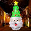 Décoration de Noël gonflable pour père Noël et arbre de 8 pi, lumières DEL intégrées pour la fête d'hiver