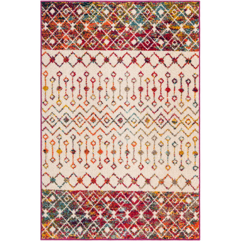 Abstract Indoor Rug, Rectangle 4' x 6'
