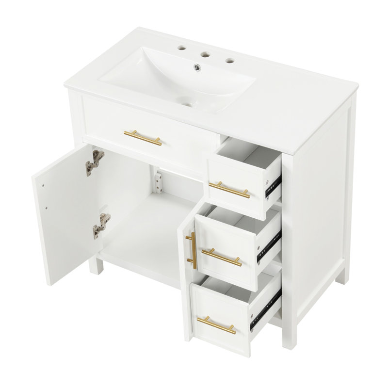 Base de meuble-lavabo simple 36 po seulement