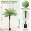 Palmier artificiel dans un pot-894575279