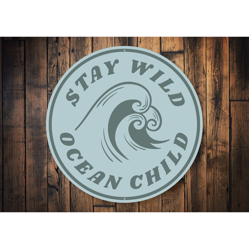 Plaque en aluminium Stay Stay, H 18 po x l 18 po x P 0,06 po