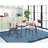 Estyn Hand Woven Cotton Striped Rug-1409999175