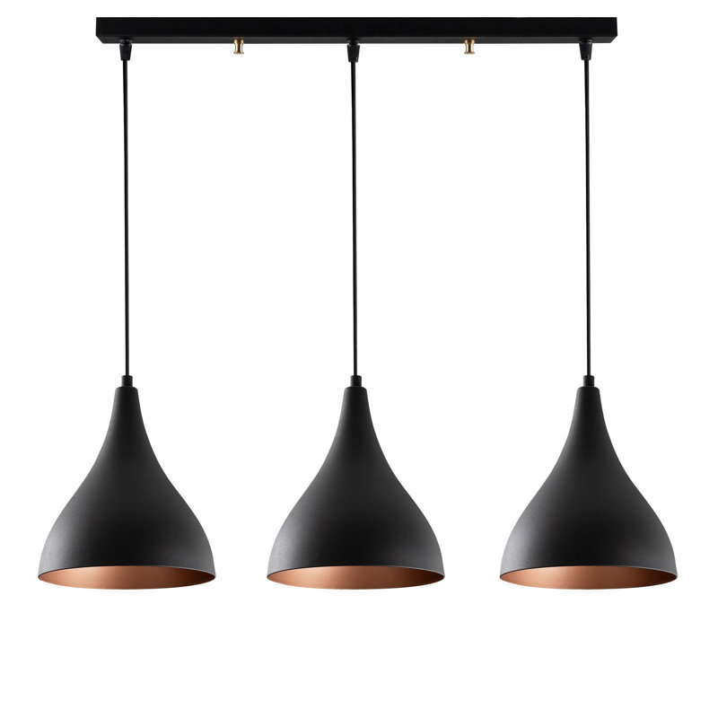 Lustre 3 lumières pour îlot de cuisine