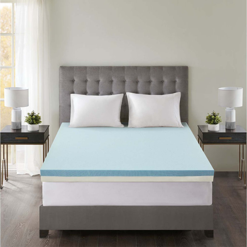 Surmatelas en mousse viscoélastique 3 "/ 4", Grand lit, 4"
