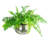 65cm Faux Fern Plant in Metal Planter