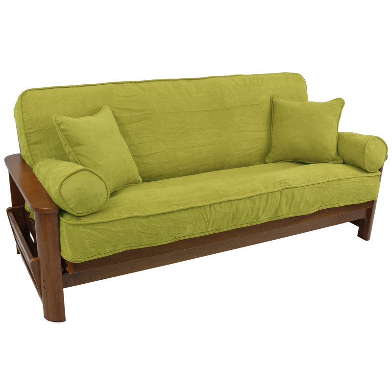 Housse pour futon à coussins carrés/rectangulaires, Lime mojito