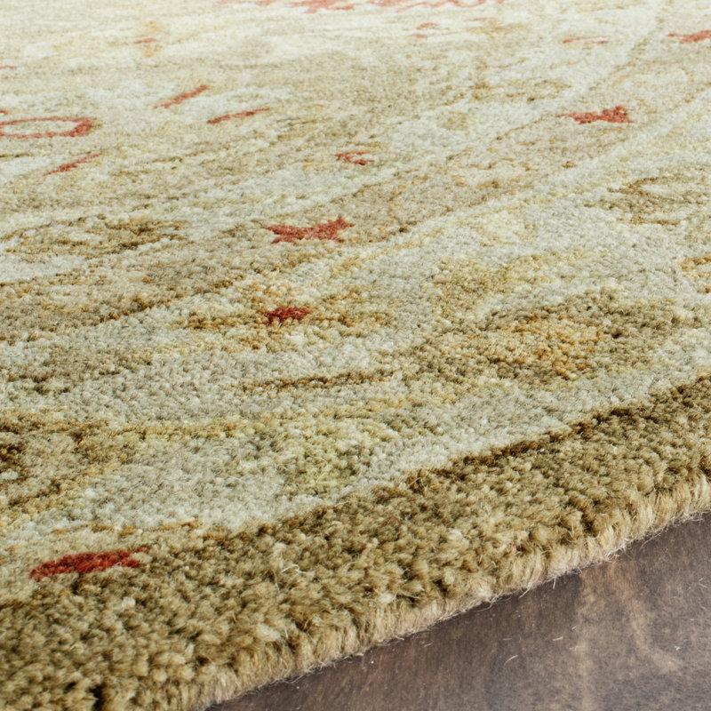 Crisanta Hand Tufted Wool Oriental Rug, Round 6'