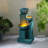 Jeany 28.54" Outdoor Water Fountain with LED Lights-1036895954